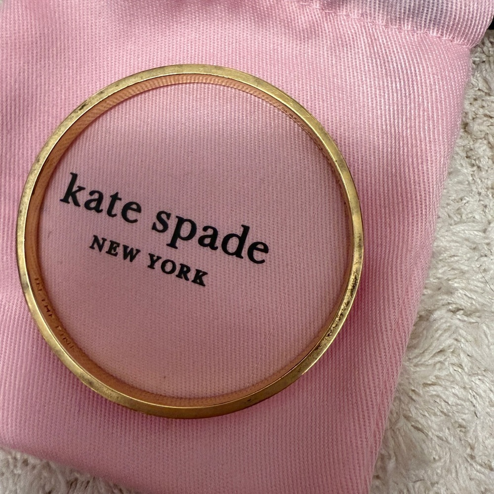 🩷Kate Spade Gold Bangle Bracelet - Picture 7 of 8
